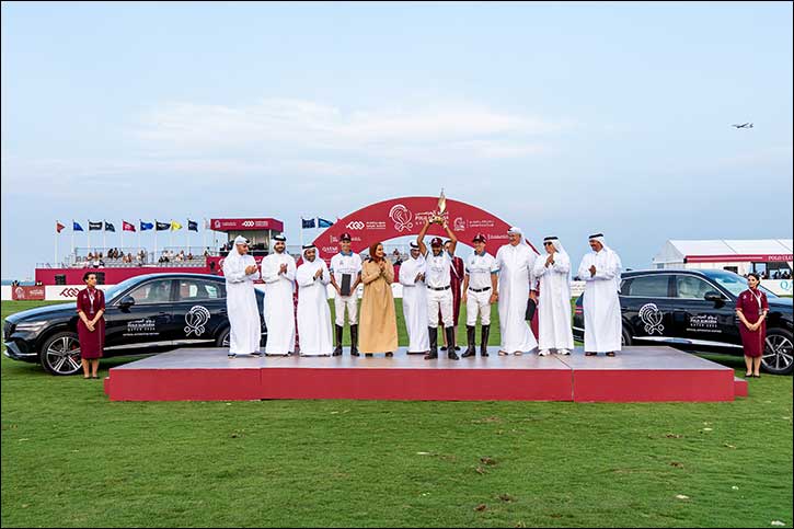 H.E. Sheikha Al Mayassa bint Hamad bin Khalifa Al Thani Presents the Polo AlMarsa Qatar 2025 Championship Cup