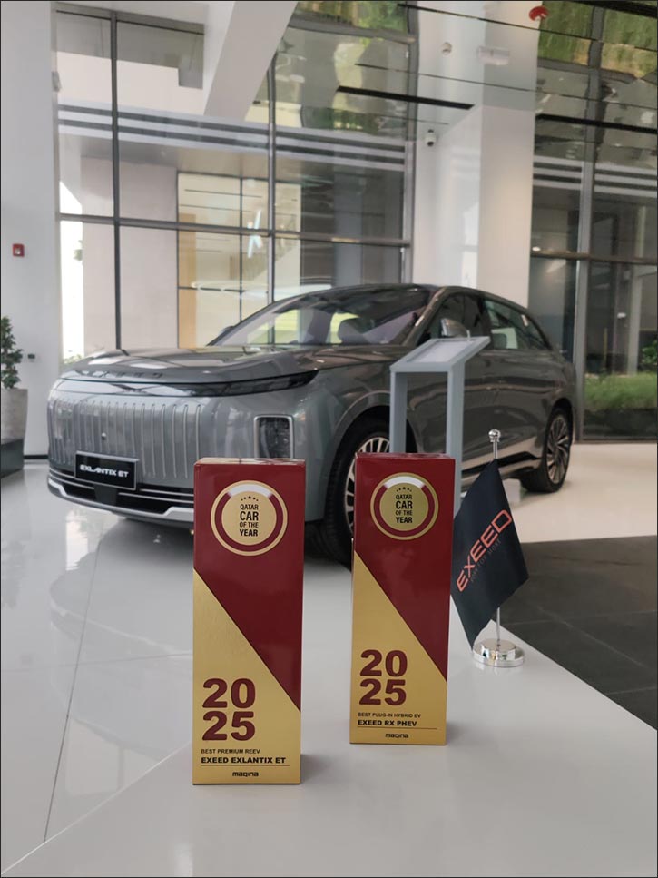 Silver Lake Motors' EXEED and EXEED EXLANTIX Secure Two Major Wins at Qatar Car of the Year 2025