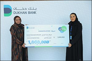 Dukhan Bank Announces The Final Winner Of The Thara'a Savings Account Qar 1 Million Grand Prize