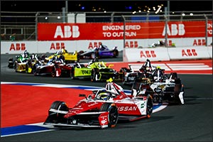 Nissan Formula E Team scores third podium of Season 12 in Jeddah