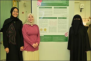 WCM-Q pre-medical students present research posters at annual event