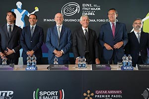 BNL Italy Major Premier Padel, the Foro Italico lights up the clash between the sport's biggest stars. Carraro: "Rome is a unique setting, where  ...