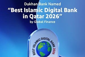 Dukhan Bank Named Best Islamic Digital Bank in Qatar 2026 by Global Finance