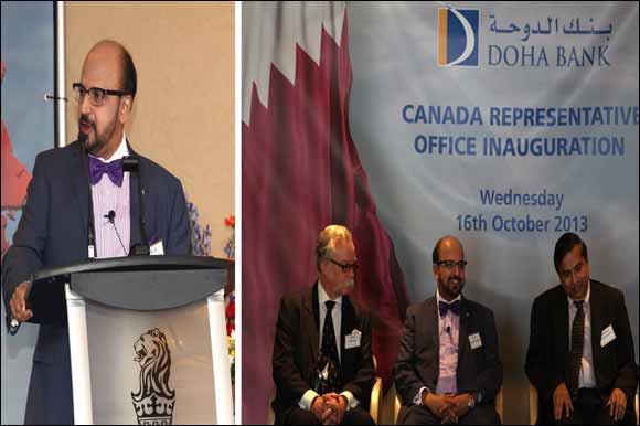 Doha Bank Opens Representative Office in Canada