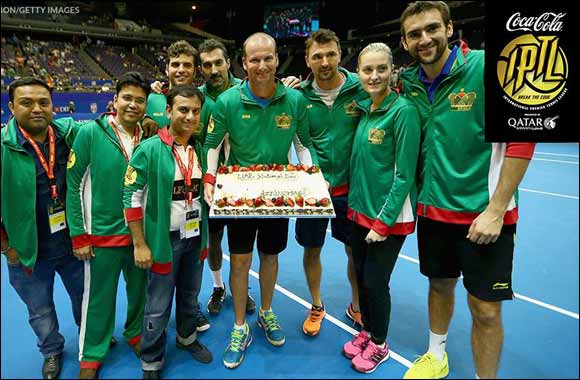 Musafir.com UAE Royals celebrate 43rd UAE National Day during the Singapore leg of the Coca-Cola International Tennis Premier League presented by Qatar Airways