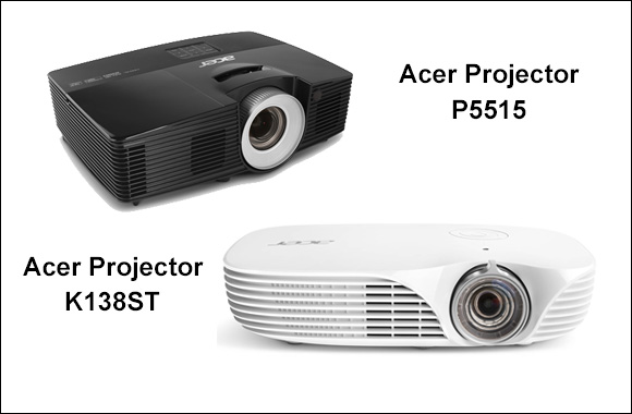 Acer Launches World's First LED Projector with Intelligent Ambient Light Sensor